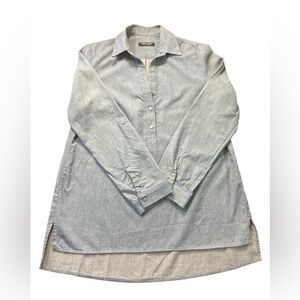 Lisette L Montréal Chambray Button-Up Tunic Shirt | Women’s